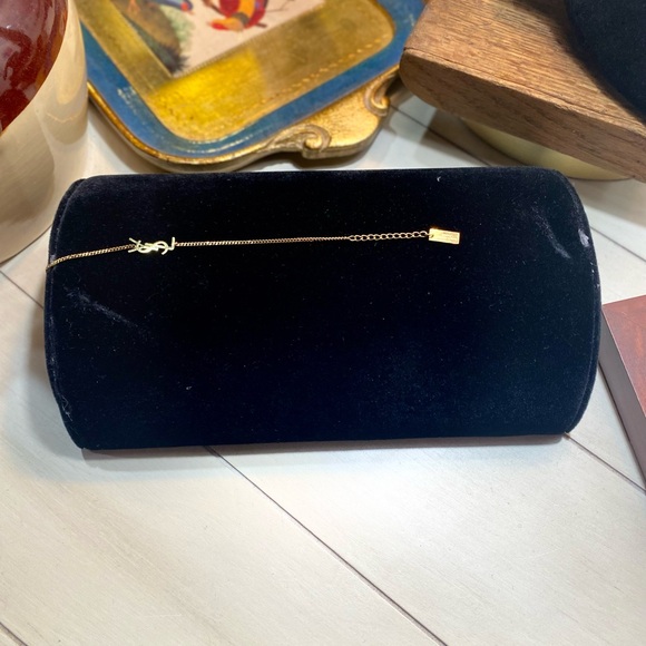 Saint Laurent Gold Bracelet YSL Charm - Picture 1 of 6